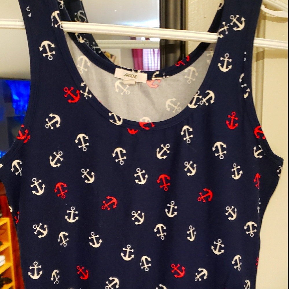 COPY - Anchor Print Tank Top